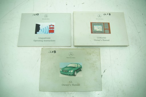СЕРВІСНА КНИГА КЕРІВНИЦТВО З ОПЕРАТОРА COMAND MERCEDES CL W215 UK