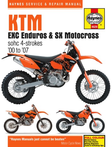 KTM EXC Enduro & SX Motocross (2000-2007) Haynes