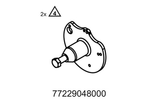 77229048000 - KTM специальные инструменты 77229048000 картерный сепаратор / вал 250 350 EXC-F