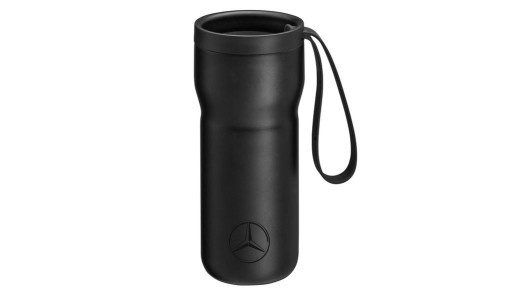 ЧАЙНАЯ КРУЖКА ГАДЖЕТ MERCEDES ЧЕРНАЯ С ЛОГОТИПОМ