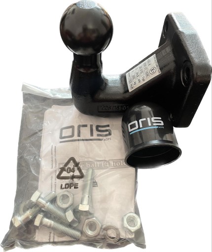 БУКСИРУВАЛЬНИЙ ГАК КУЛЯ НА 4 ОТВОРИ 83Х56 ORIS 024-924