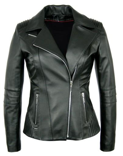 ЖЕНСКАЯ КОЖАНАЯ МОТОЦИКЛОВАЯ КУРТКА РАДИАТОР