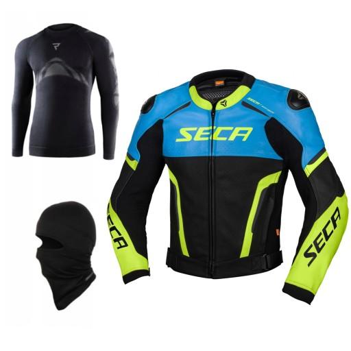 МОТОЦИКЛЕТНА КУРТКА SECA HOOLIGAN BLUE / FLUO 54