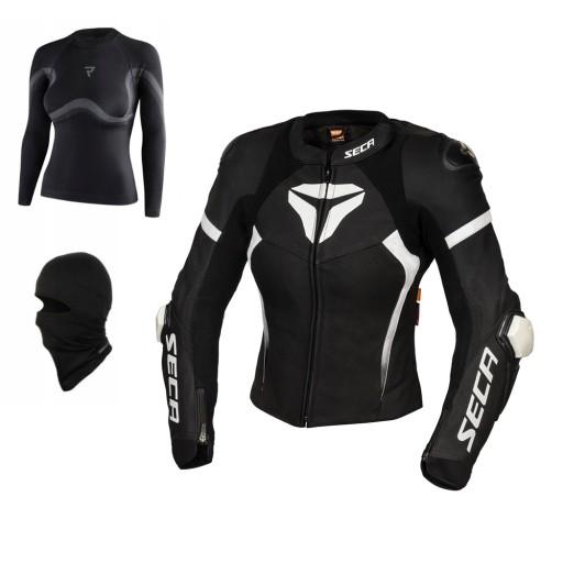 МОТОЦИКЛЕТНА КУРТКА SRS II LADY BLACK/WHITE 38