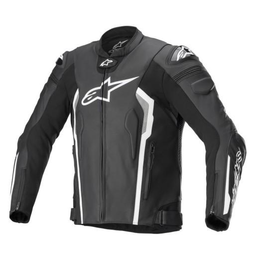 КОЖАНАЯ КУРТКА ALPINESTARS MISSILE V2 ЧЕРНАЯ/БЕЛАЯ 56