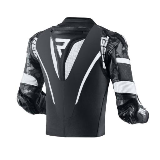 ШКІРЯНА КУРТКА REBELHORN REBEL BLACK/WHITE 50
