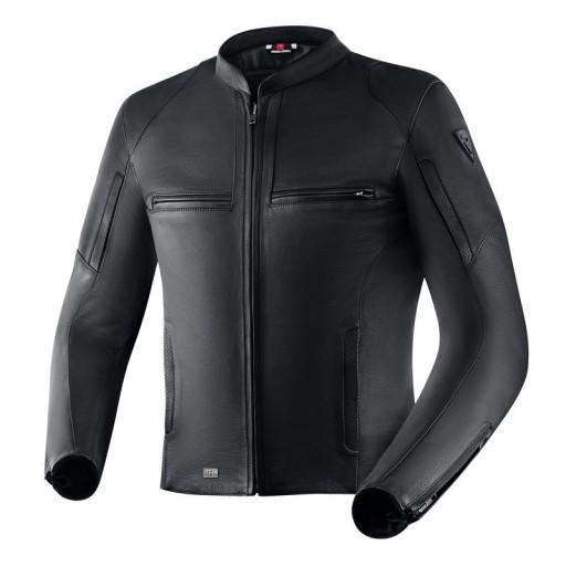 ЧЕРНАЯ КОЖАНАЯ КУРТКА REBELHORN RUNNER III TFL 3XL