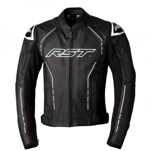ШКІРЯНА КУРТКА RST S1 CE BLACK/BLACK/WHITE XXL (2977)