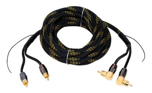 2x RCA кабель управления для усилителя угловой 5 м