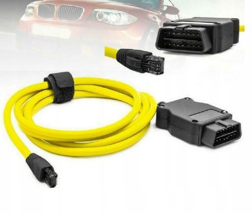 Kabel interfejsu OBD2 zgodny z ENET E-SYS ICOM - Кабель BMW Ethernet-OBD EnetE-SYS IcoM, кодирование