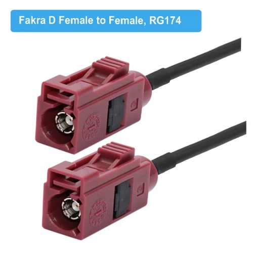Кабель Fakra A B C D E F G H і K з гніздовим типом косичка RG174 радіоантена