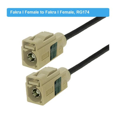 Кабель Fakra A B C D E F G H і K з гніздовим типом косичка RG174 радіоантена