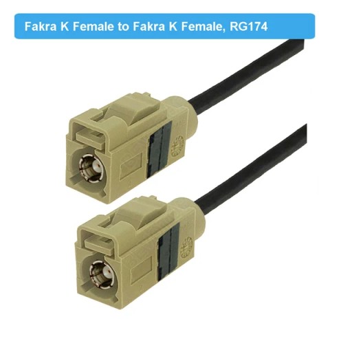 Кабель Fakra A B C D E F G H і K з гніздовим типом косичка RG174 радіоантена