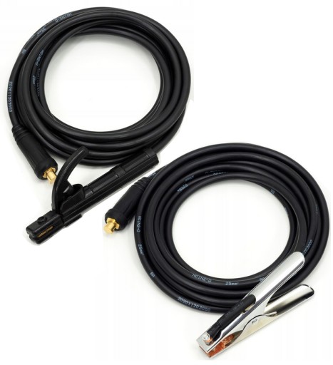 Сварочные кабели 25мм2 электрод ММА масса 200А 8м