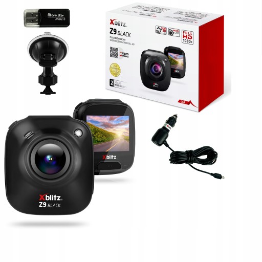Камера запису водіння Xblitz z9 чорна - XBLITZ -CAR-DR069