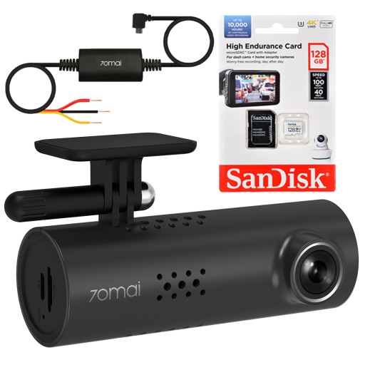 Автомобільна камера 70mai Dash Cam 3 Відеореєстратор + паркувальний модуль + 128GB