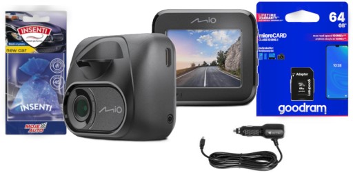 Автомобільна камера MIO MiVue C545 PRO HDR - карта пам'яті та аромат