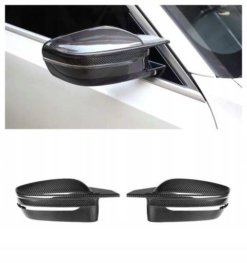 Карбонові накладки на дзеркала BMW G20 G21 G22 G23 G26 G42 G8X Style