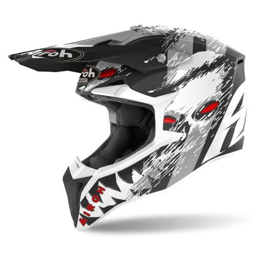 Шлем CROSS ENDURO AIROH WRAAP Demon Matt XL