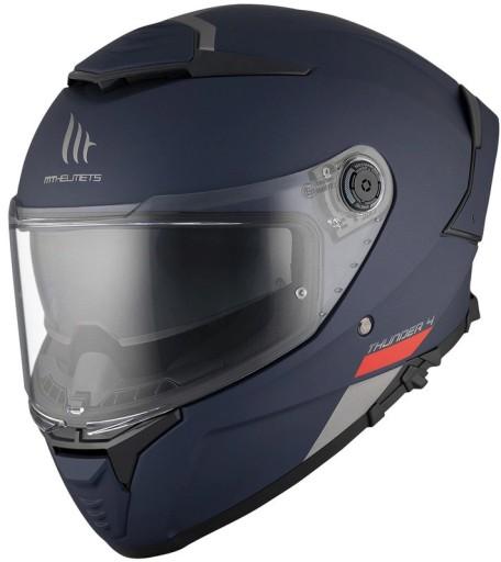 Шолом MT THUNDER 4 SV SOLID MATT BLUE БЕЗКОШТОВНО