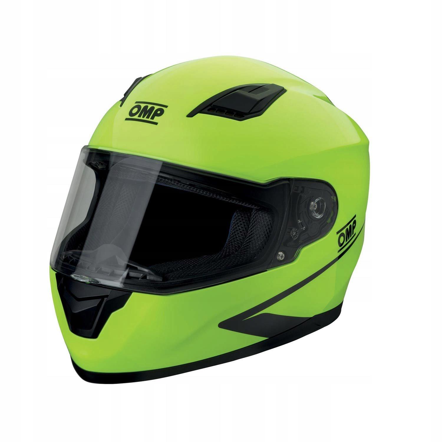 OMP CIRCUIT Evo helmet yellow, S.