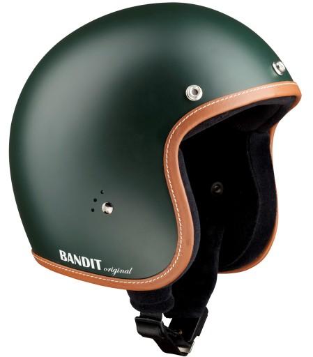 Відкритий шолом Bandit Premium British Racing Green M