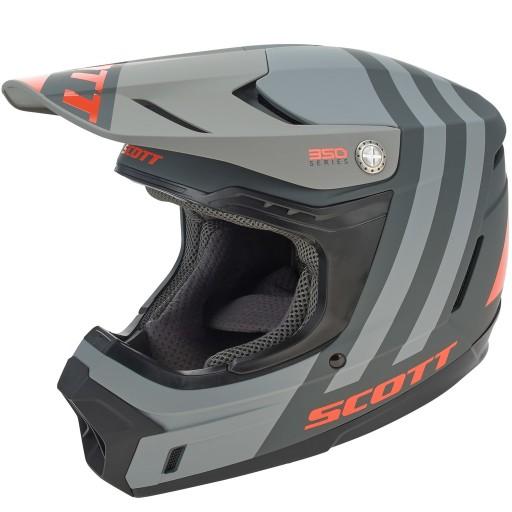 Шлем Scott 350 EVO Plus Dash ECE черный/оранжевый