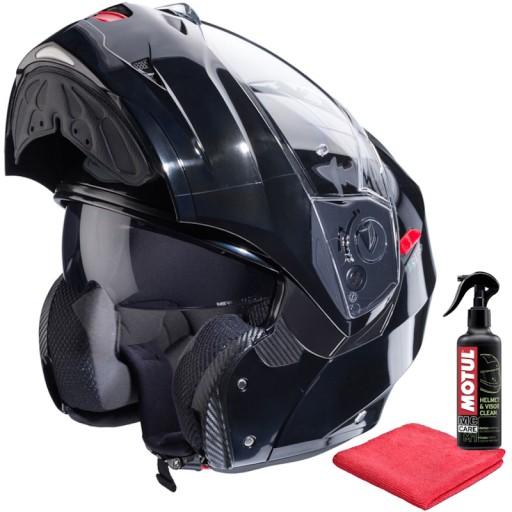 Мотошолом Caberg Duke X Solid Smart, глянцевий чорний, розмір M