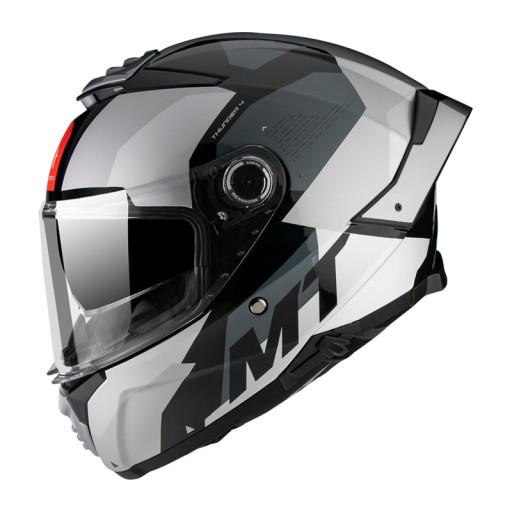 Мотошолом анфас MT THUNDER 4 SV FADE B2 GREY GLOSS розмір XL