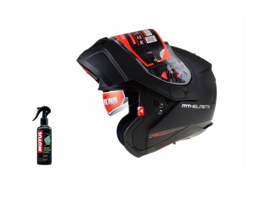 Мотоциклетний повнолицевий шолом MT ATOM BLACK BLENDA S