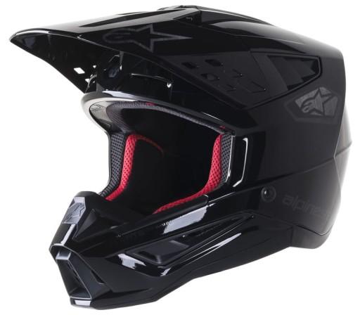 Шолом для бездоріжжя Alpinestars S-M5 SCOUT, розмір XS, чорний глянцевий