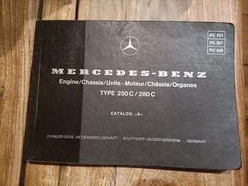 Каталог запчастей Mercedes Benz 114 250C 280C