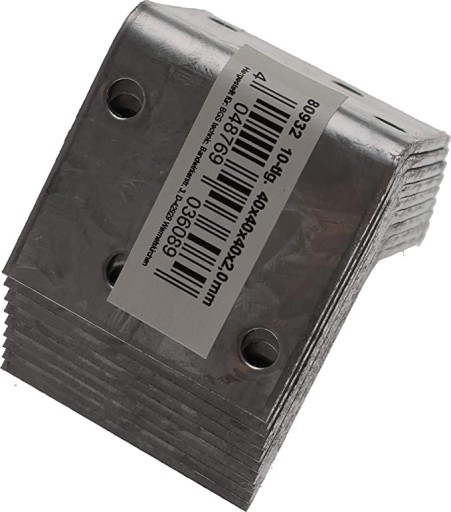 Кутник 40 х 40 х 40 мм 10 шт BGS