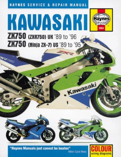 Kawasaki ZX 750 (ZXR750 / Ninja ZX-7) 1989-1996 Haynes