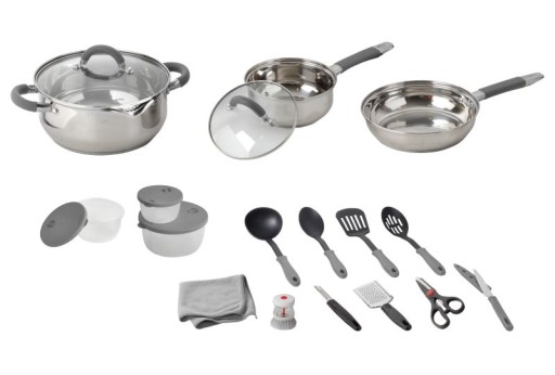 BU0804028N.C06 - Набір кухонних горщиків для кемпінгу + Аксесуари Omnibox 18 + 2 Ø22 см-Brunner