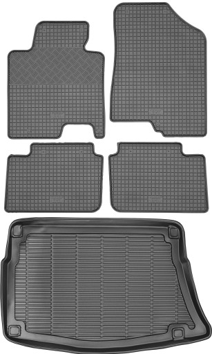 Kia Ceed II Hatchback 2012-2018 КОМПЛЕКТ - Коврики + коврик в багажник