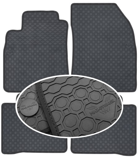 Kia Magentis I Sedan 2001-2006 Коврики резиновые PrimeLiner - черные