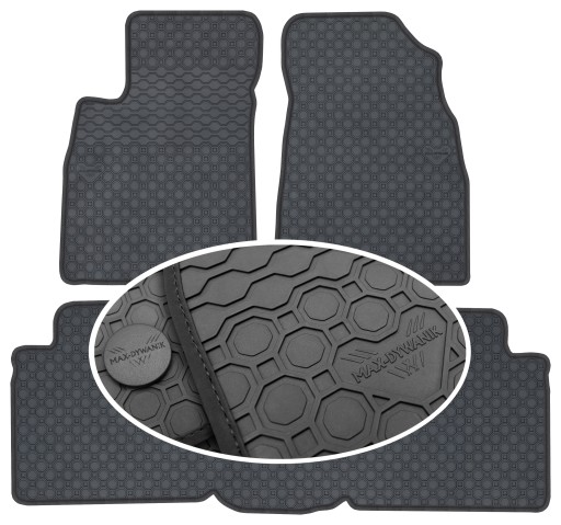 Kia Opirus Sedan 2004-2010 Коврики резиновые PrimeLiner - Черный