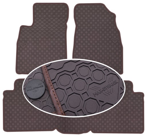 Kia Opirus Sedan 2004-2010 Коврики резиновые PrimeLiner