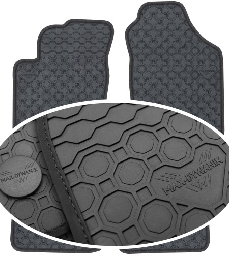 Kia Picanto I HB 2004-2007 Коврики резиновые PrimeLiner - Черный