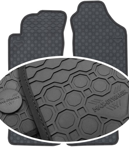 Kia Picanto I HB FL 2007-2009 Коврики резиновые PrimeLiner - Черный