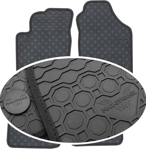 Kia Picanto I HB FL 2010-2011 Резиновые коврики PrimeLiner - Черный