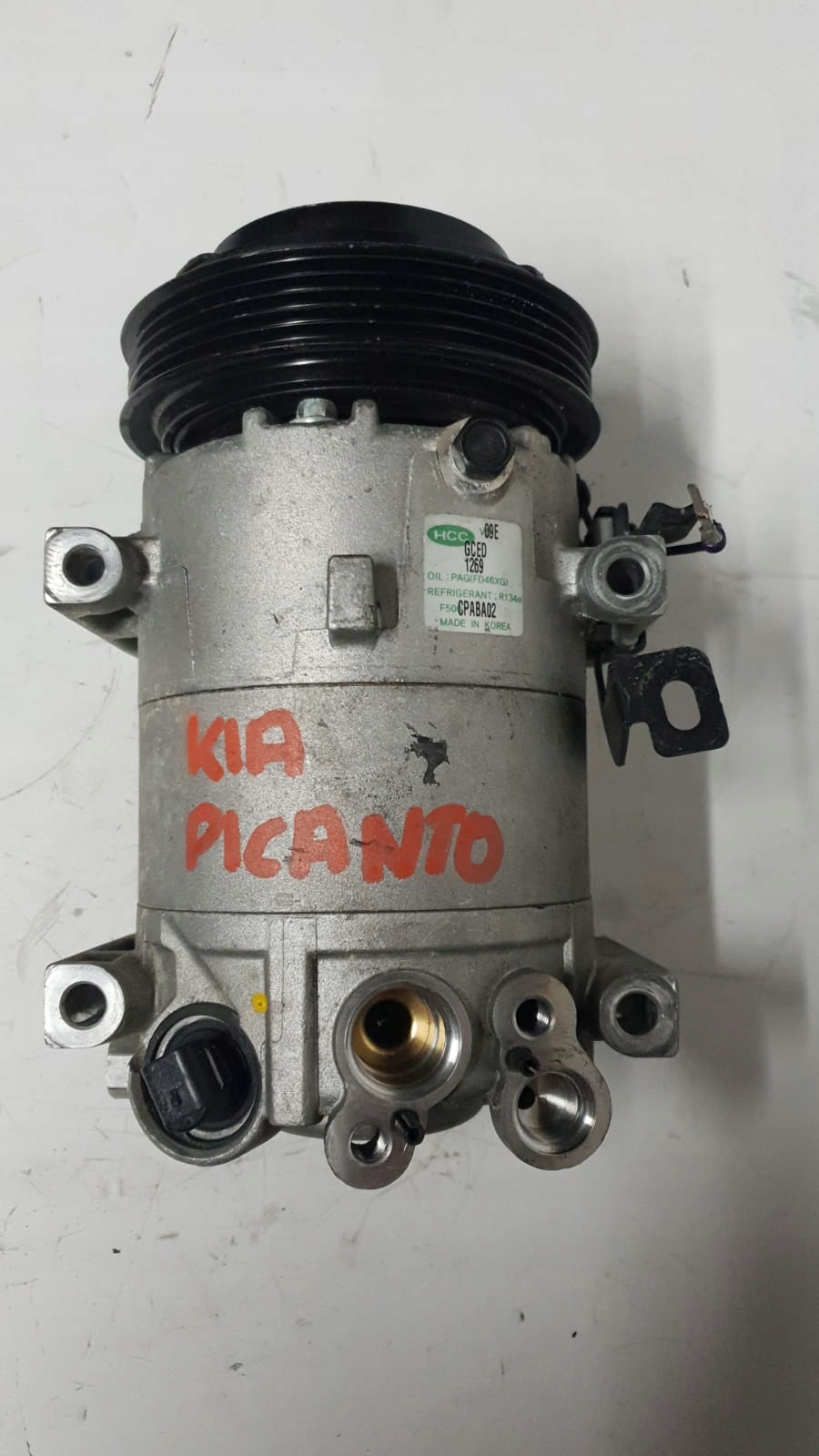 Kia Picanto II компрессор кондиционера