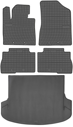 Kia Sorento II SUV FL 2012-2015 гумові килимки + килимок в багажник