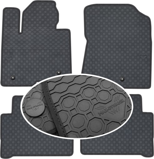 Kia Sorento IV SUV Hybrid 2020 - гумові килимки PrimeLiner - Чорні