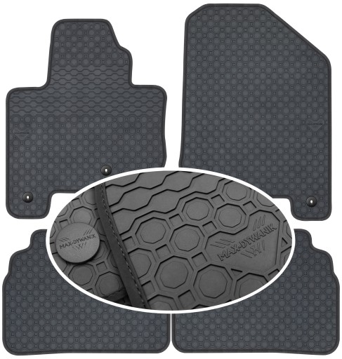 Kia Soul EV Crossover 2021 - Резиновые коврики PrimeLiner - Черный