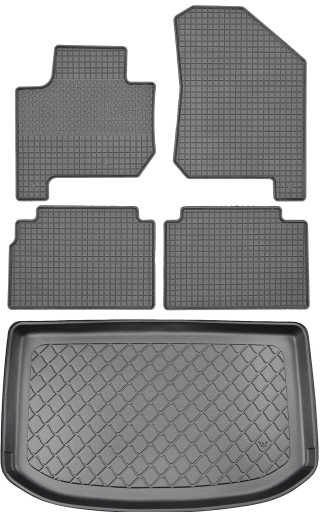 Kia Soul II HB 2014-2019 SET - Коврик в багажник + коврик для ног