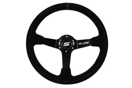 Кермо дрифт спортивний kjs 350 мм et: 90 мм замша