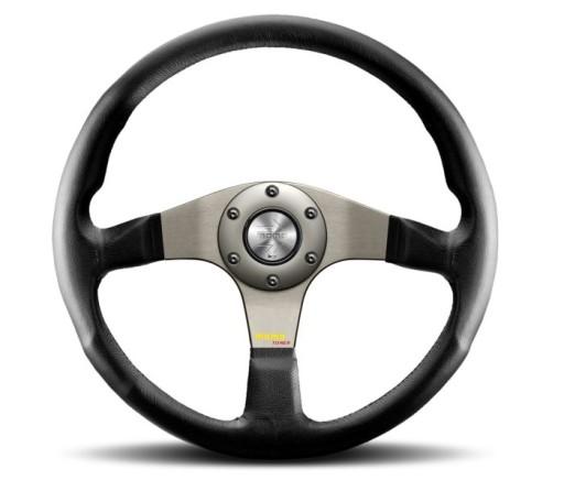 Рульове колесо Momo тюнер 320 мм срібло TUV