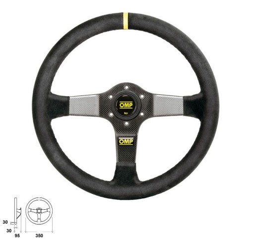 Кермо OMP 350 Carbon D